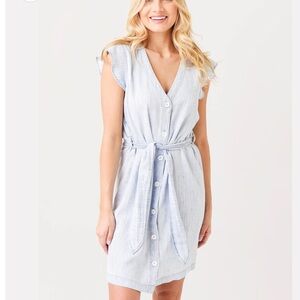 Bella Dahl chambray button up dress